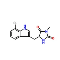 CAS 852391-15-2 |5-((7-Cl-1H-indol-3-yl)Methyl)-3-MethyliMidazolidine-2,{ {8}}dione)